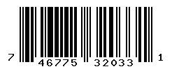 UPC barcode 746775320331