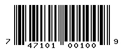 747101001009 barcode