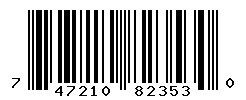 UPC barcode number 747210823530