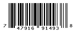 UPC barcode number 747916914938