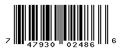 UPC barcode number 747930024866