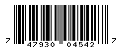 UPC barcode number 747930045427