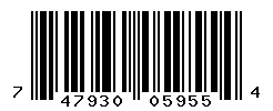 UPC barcode number 747930059554