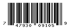 UPC barcode number 747930091059