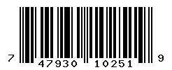 UPC barcode number 747930102519