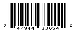 UPC barcode number 747944330540