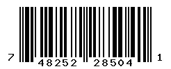 UPC barcode 748252285041