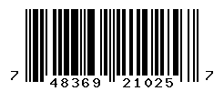 UPC barcode number 748369210257