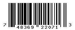 UPC barcode number 748369220713