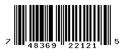 UPC barcode number 748369221215