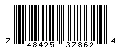 UPC 748425378624 barcode image