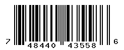 UPC barcode number 748440435586