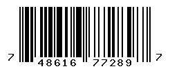 UPC barcode 748616772897