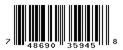 UPC barcode 748690359458