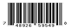 UPC barcode 748926595490