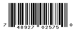 UPC barcode number 748927025750