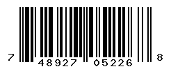 UPC barcode number 748927052268