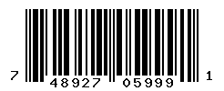 UPC barcode number 748927059991