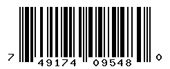 UPC barcode number 749174095480