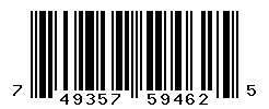 UPC barcode number 749357594625