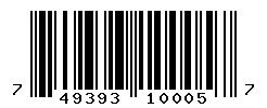 UPC barcode number 749393100057