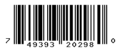UPC barcode number 749393202980