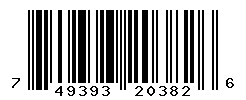 upc 749393203826 barcode image