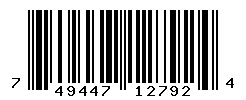 UPC barcode number 749447127924