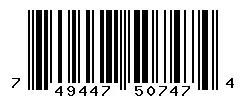 UPC barcode 749447507474