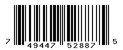 UPC barcode 749447528875