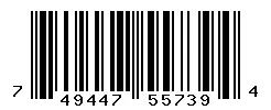UPC barcode 749447557394