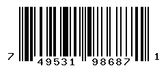 UPC barcode number 749531986871