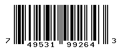 UPC barcode number 749531992643