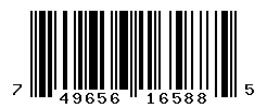UPC barcode number 749656165885