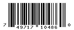UPC barcode number 749717104860