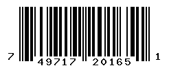 UPC barcode number 749717201651