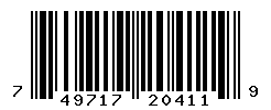 UPC barcode number 749717204119