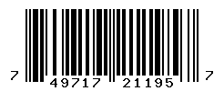 UPC barcode number 749717211957