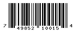 UPC barcode 749852100154