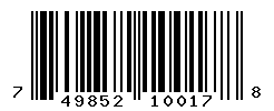 upc 749852100178 barcode image