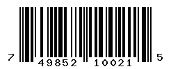UPC barcode 749852100215