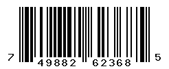 UPC barcode number 749882623685