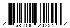 UPC barcode 750218738317