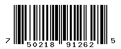 UPC barcode number 750218912625