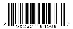 UPC barcode number 750253645687