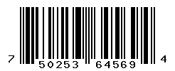 UPC barcode number 750253645694