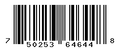 upc 750253646448 barcode image