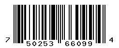 UPC barcode number 750253660994