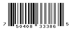 upc 750408333865 barcode image