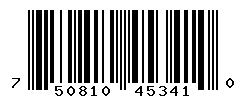 UPC barcode number 750810453410